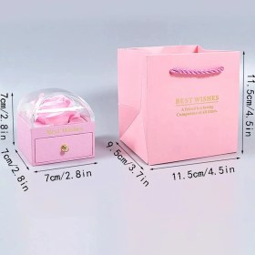 Resim Sonsuzluk Gül Tasarımlı Takı Kutusu 