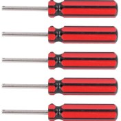 Resim Youmex 5 Adet Çelik Tek Başlı Valf Çekici, Otomobil Kamyon Motosiklet Bisiklet Lastik Tamir Aracı, Plastik Kollü Kullanıma Kolay 