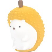 Resim Yaozixa Sevimli Durian Şekilli Çocuk Gece Lambası - Dokunmatik Kontrollü, Renk Geçişli, 30 Dakika Zamanlayıcılı 112 Karakter Sarı 