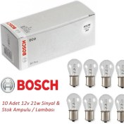 Resim Bosch 12 Volt Stop Ve Sinyal Ampulü 10 Adet 