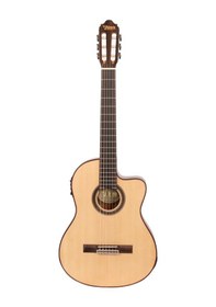 Resim Valencia Vc704ce Elektro Klasik Gitar - Masif Sedir Kapak İleri Seviye Masif Sedir Solid Cedar Kapak, Cutaway Gövde, Profesyonel Preamp Sistemi Ve Sıcak Ton Karakteri 