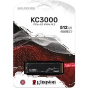 Resim Kingston KC3000 SKC3000S/512G 512 GB PCIe 4.0 x4 M.2 SSD 
