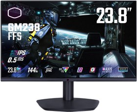 Resim Cooler Master 23.8" GM238-FFS 0.5ms 144hz HDMI,DisplayPort G-Sync FreeSync Gaming Monitör 