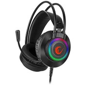 Resim RAMPAGE RM-K27 X-JAMMER 3,5MM 7 RENK LEDLİ GAMİNG OYUNCU MİKROFONLU KULAKLIK 