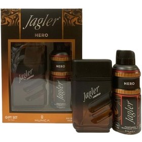 Resim Jagler Hero Erkek Parfüm EDT 90 ML + Hero Erkek Sprey Deodorant 150 ML 
