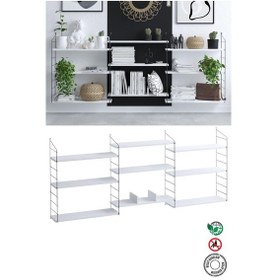 Resim Decormet Lungo Raf Kitaplık Dec0013 Çok Renkli 