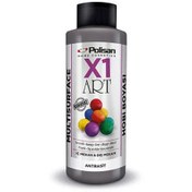 Resim Polisan Antrasit 120 Ml. X1 Art Multisurface Hobi Boyası (98600940200) 