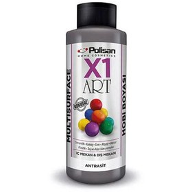 Resim Polisan Antrasit 120 Ml. X1 Art Multisurface Hobi Boyası (98600940200) 