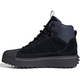 Resim adidas SUPERSTAR WINTER TREK J Çocuk Siyah Bot JQ0346 