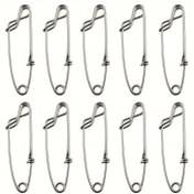 Resim 10 Adet Paslanmaz Çelik Uzun Hatlı Çıtçıt Klipsleri Balıkçılık İçin, Açık Göz Pimi ile Orkinos Klipsi, Şamandıralar ve Oltalar İçin Dayanıklı Çıtçıt Sistemi 