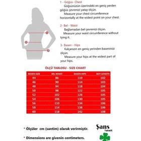 Resim Şans Kadın Büyük Beden Lacivert Kemer Detaylı Beli Yan Fermuarlı Arka Cepli Kot Pantolon 65n37645-lacivert Lacivert 