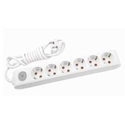 Resim Viko Multi-Let 6'li Anahtarlı Çocuk Korumalı Grup Priz 1 Metre 