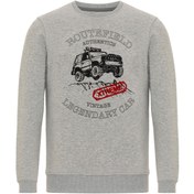 Resim Routefield Erkek Sweatshirt Huge Gri Melanj 