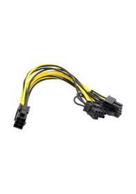 Resim Pci E 8Pin 6+2 2X + 6 Pin Pci-E Ekran Karti Power Çoklayici 