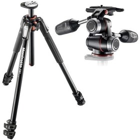 Resim Manfrotto MK190XPRO3-3W Alüminyum Tripod Kit 