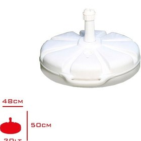 Resim ŞEMSİYE BİDONU ŞEMSİYE PLAJ ALTLIĞI 20 LT YUVARLAK 