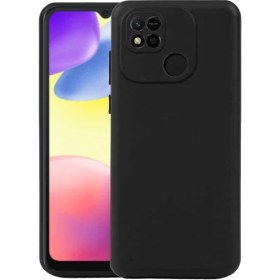 Resim Moraksesuar Xiaomi Redmi 10A Kılıf Ultra Ince Renkli Silikon Kapak Siyah 