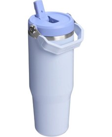 Resim Stanley The Iceflow Flip Straw Pipetli Termos Bardak 0.89 Lt Matara Turkuaz 