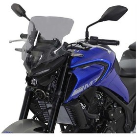 Resim Gp Kompozit Yamaha Mt-25 2020-2024 Uyumlu Ön Cam Siyah 
