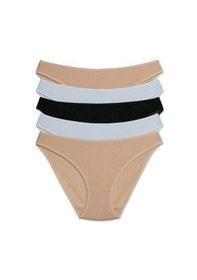 Resim Pierre Cardin Kadın Pamuklu High Leg Brief 5'li Külot Çok Renkli 