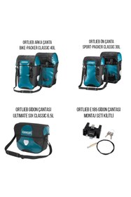 Resim Ortlieb Packer Classic Çanta Seti Pckr3030 Large (PETROL) 
