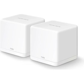 Resim Mercusys Halo H30G (2-pack) | Wi‑Fi 5 Mesh Sistemi | AC1300 Mbps Hız | 100 Cihaza Kadar | 260m² Kapsama | Gigabit Port | Kesintisiz Geçiş | Kolay Kurulum – Güçlü ve Hızlı Ev Ağı 