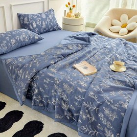 Resim 2-3 adet, Yaz İnce Yorgan Seti, Yaz Serin Yorgan Yumuşak ve Cilt Dostu %100 Yüksek Kaliteli Mikrofiber (1 Yaz Yorganı, 1-2 Yastık Kılıfı, Yatak Çarşafı Yok, Yastık Çekirdeği Yok) 
