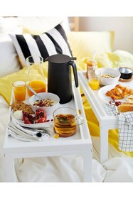 Resim IKEA UNDERLÄTTA termos, siyah, 1,2 lt 