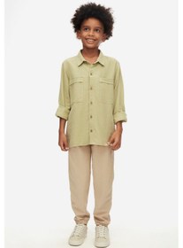 Resim Nk Kids Erkek Gömlek 25ynk48318 Yeşil 