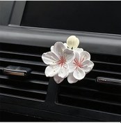 Resim Hightower Beyaz Şeftali Çiçeği Kokulu Araç Klipsi, Hava Menfezi Difüzör Taşı 