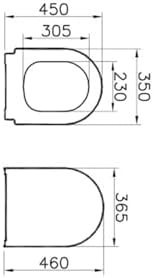 Resim Vitra Sesyok Duroplast Yavaş Kapanır Klozet Kapağı 85-003-009 