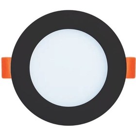 Resim Sıva Altı Led Spot Siyah Gövde 6w 6500k Yuvarlak Venso 