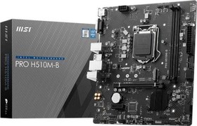 Resim PRO H510M-B DDR4 HDMI PCIE 4.0 1200p mATX MSI