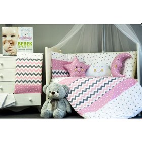 Resim Zig Zag Bebek Uyku Seti 80x130 