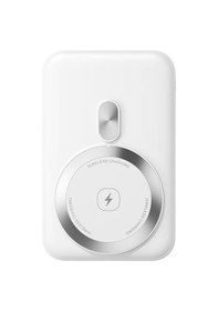 Resim Polosmart Psm129 5000 Mah Kablosuz Powerbank 20w Pd Hızlı Şarj Type-c Çıkışlı Magsafe Beyaz Beyaz 
