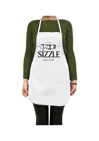 Resim Kurumsal Logolu Mutfak Önlüğü Firma Baskılı, Yetişkin & Çocuk Model Seçenekli Beyaz 