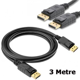 Resim 3M Metre Displayport To Displayport Kablo Display Port - Dp To Dp 