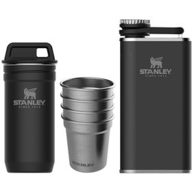 Resim Stanley Adventure Çelik Shot Bardak Ve Matara Seti Siyah 10-01883-035 