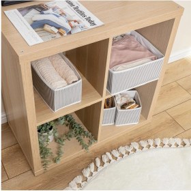 Resim Gri Çok Amaçlı 4 Parça Çekmece ve Dolap Içi Hurç Seti 