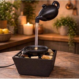 Resim Led Demlik Tasarımlı Şelale Süs Havuzu 01 