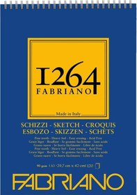 Resim Fabriano 1264 Sketch Paper Eskiz Çizim Defteri 90 G A3 120 Yp Üs 