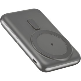 Resim Nettech NT-PW33 15W + 20W PD 10000 MAh Magsafe Powerbank (Gri) 