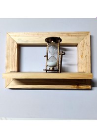 Resim Bfd Shop Çerçeveli Duvar Rafı 20x30cm Naturel 