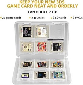 Resim Xahpower 3DS Oyun Tutucu Kart Kılıfı, 28'i 1 Arada Oyun Tutucu Kart Kılıfı Nintendo Yeni 3DS / Yeni 3DS XL / 3DS / 3DS XL/DSi/DSi XL/DS/Yeni 2DS /Yeni 2DS XL / 2DS/ 2DS XL Catridge Saklama Kutusu ile 