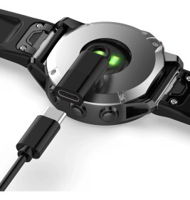 Resim Caseonn Garmin Instinct Crossover Amoled Taşınabilir Şarj Dönüştürücü Adaptörü Type-C 