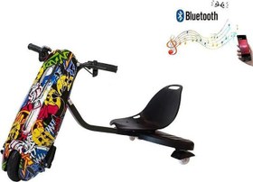 Resim Drift Car Elektrikli Kaykay Bluetooth Dirift Kar Hoverboard Scooter Ledli Bluetoothlu D01 