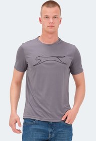 Resim Slazenger NELLE IN Erkek Tişört Koyu Gri 