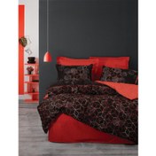 Resim Cotton Box Dark Çift Kişilik Nevresim Takımı Cubo Kiremit 