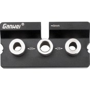 Resim Sones Ganwei Mg0-001-0020 3'ü 1 Arada Delgeç Konum Belirleyici Ağaç İşleme Konumlandırma Fikstürü Delme Ahşap Dübelleme Aparatı 