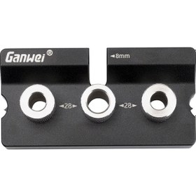 Resim Sones Ganwei Mg0-001-0020 3'ü 1 Arada Delgeç Konum Belirleyici Ağaç İşleme Konumlandırma Fikstürü Delme Ahşap Dübelleme Aparatı 